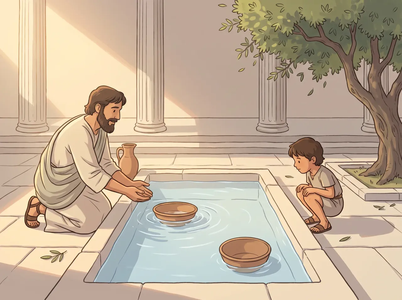 Archimede e l'acqua