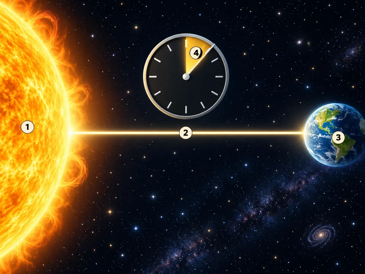 Sunlight’s 8-Minute Journey