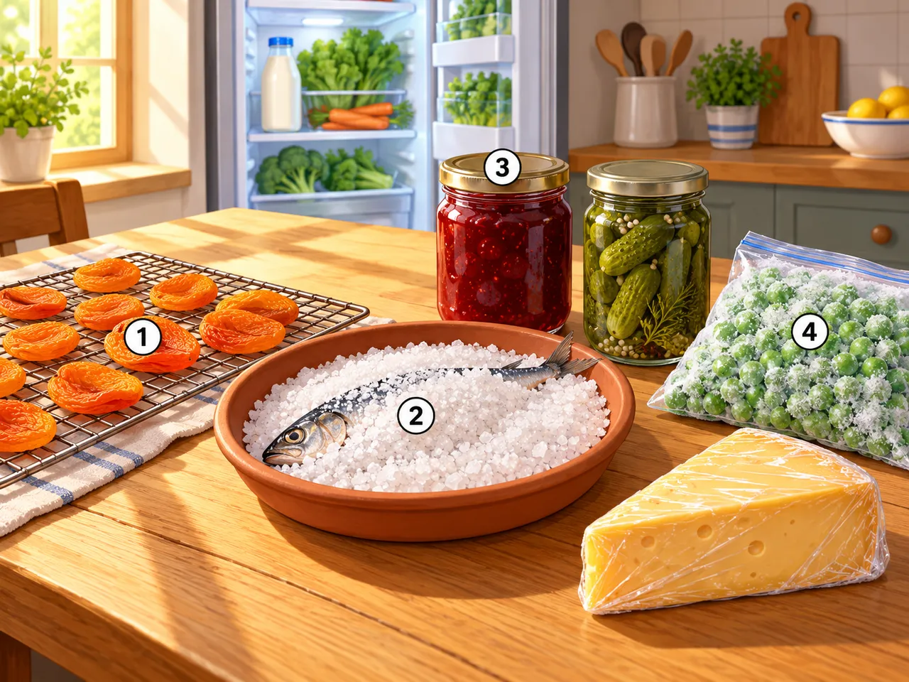 Comment garder les aliments