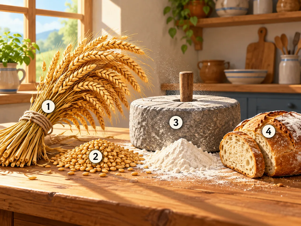 From Wheat to Bread