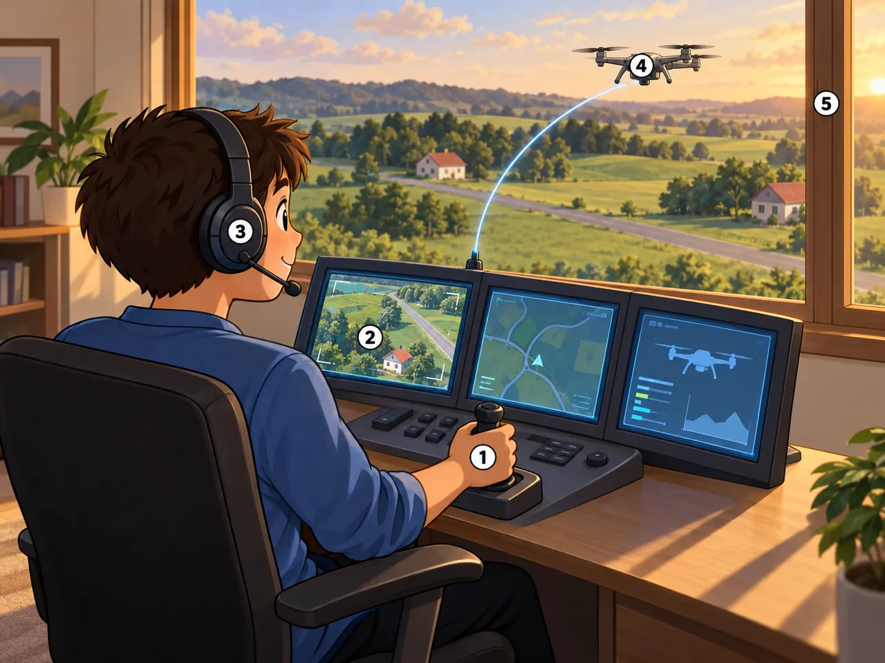 Console di guerra a distanza