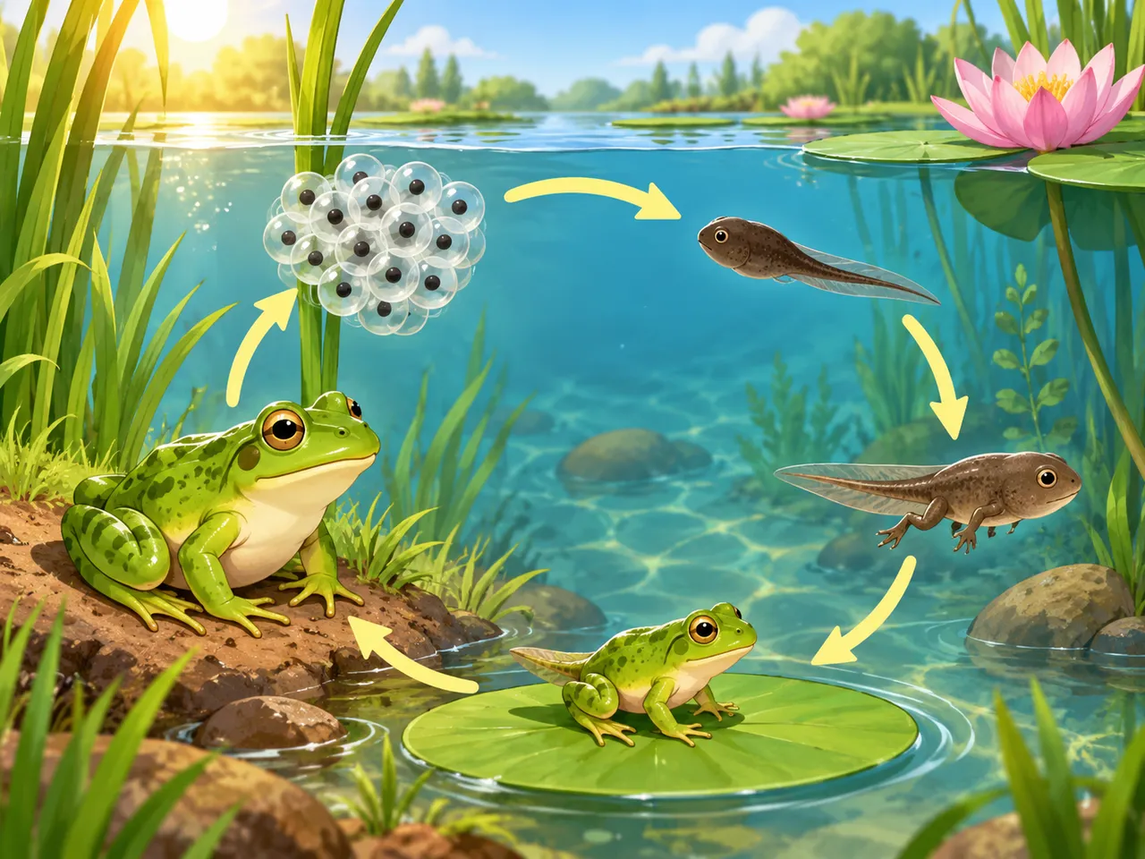 Du têtard à la grenouille