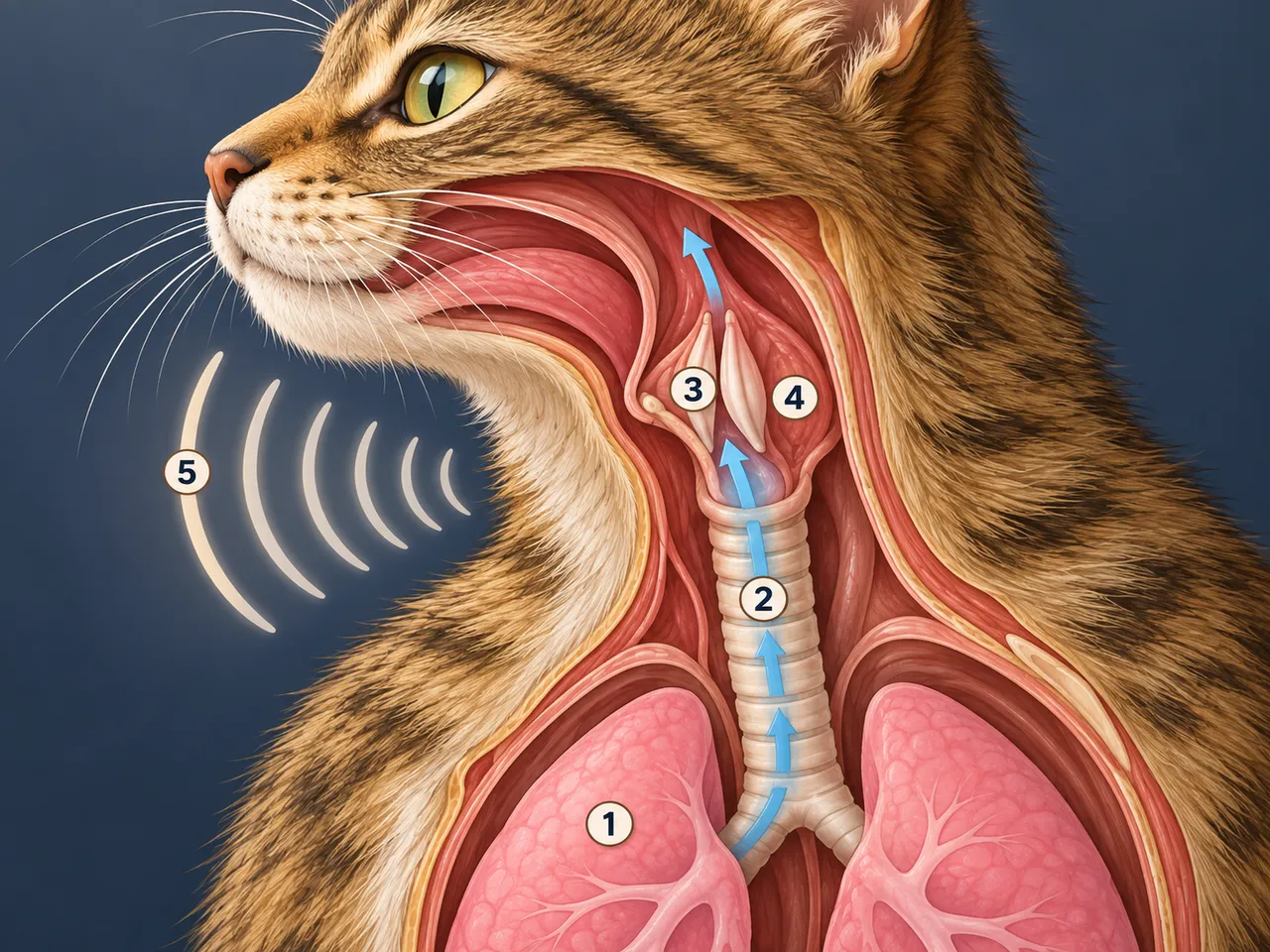 猫のゴロゴロの振動