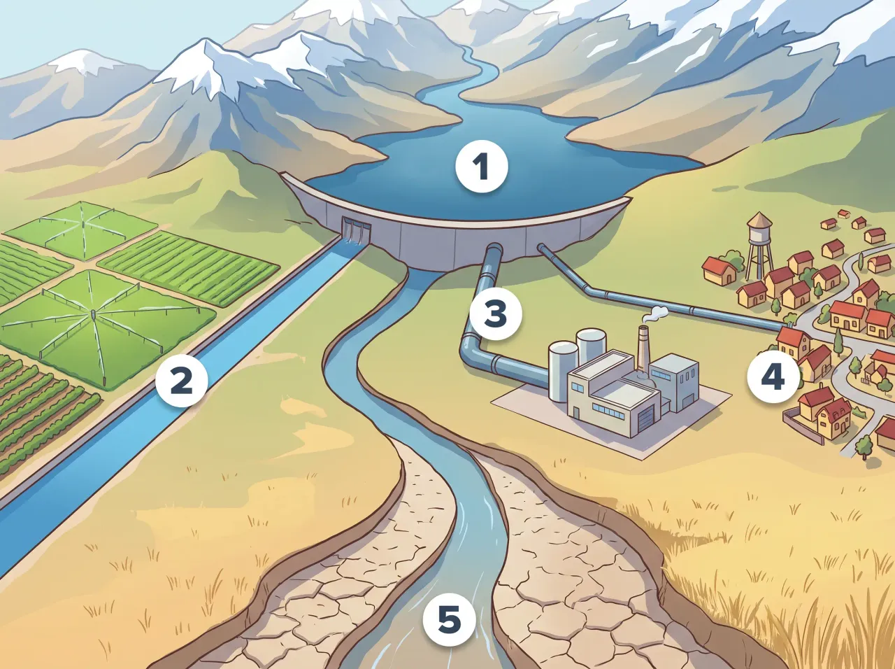 Un fleuve, plusieurs usagers