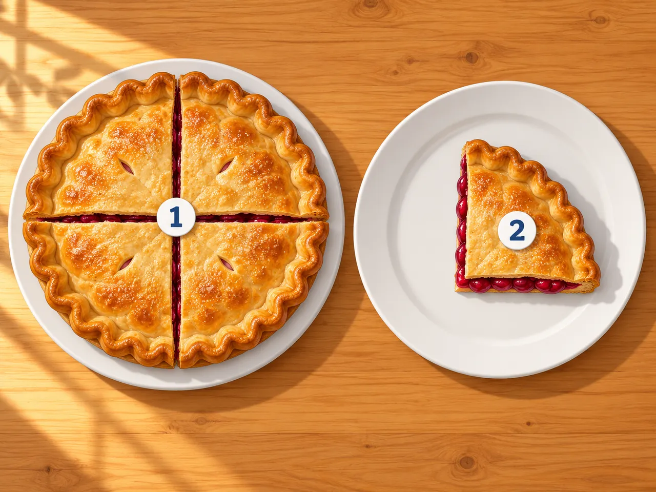 Cinq quarts de tarte