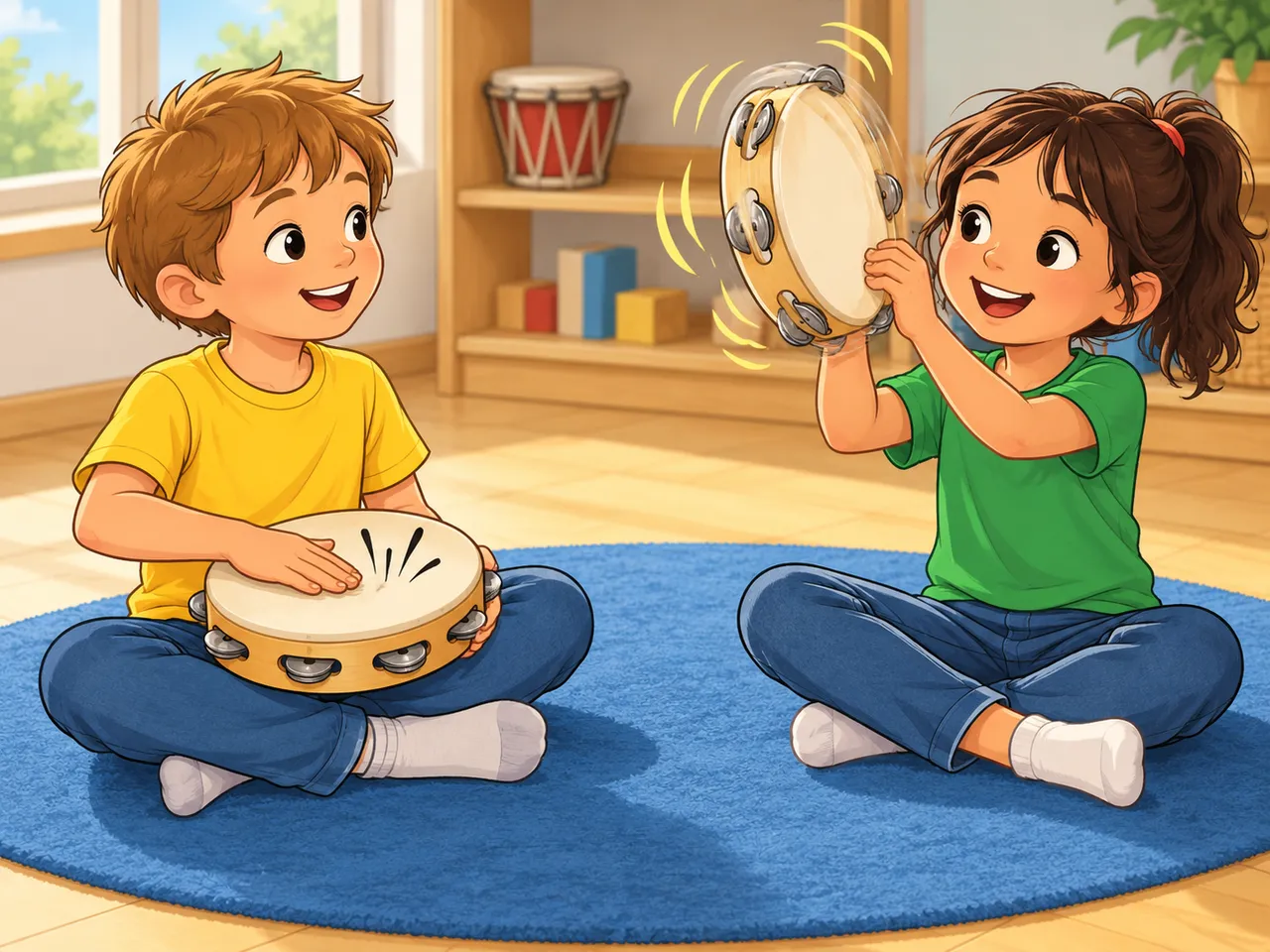 Un tambourin, deux sons