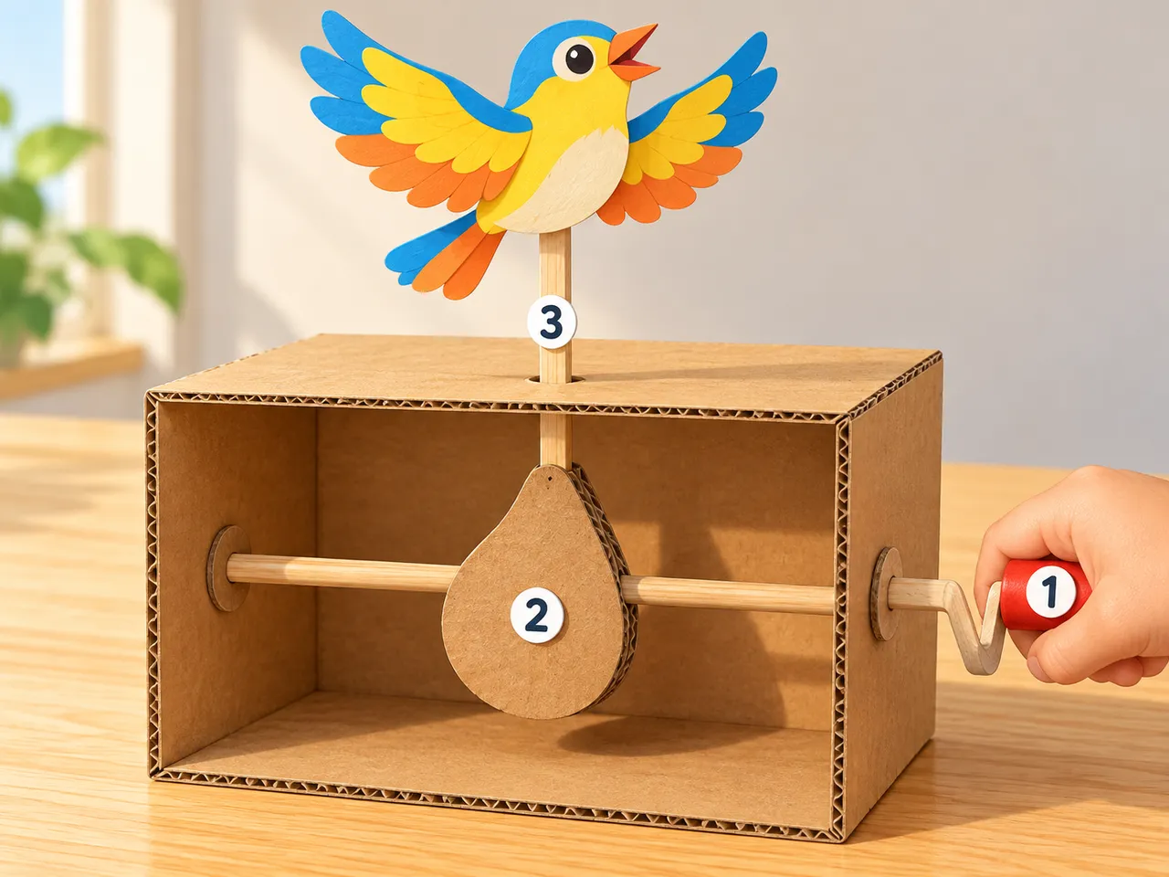 La came qui fait voler l’oiseau