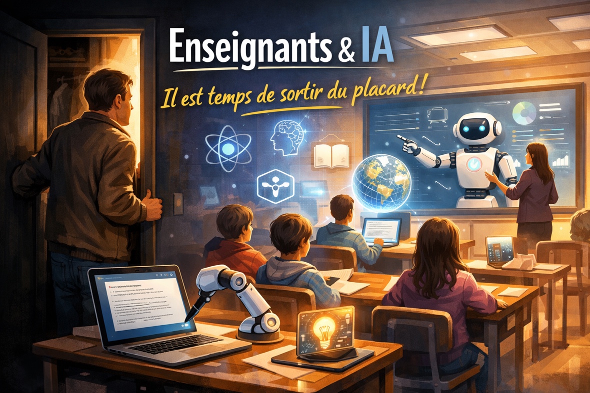 Enseignants et IA : il est temps de sortir du placard