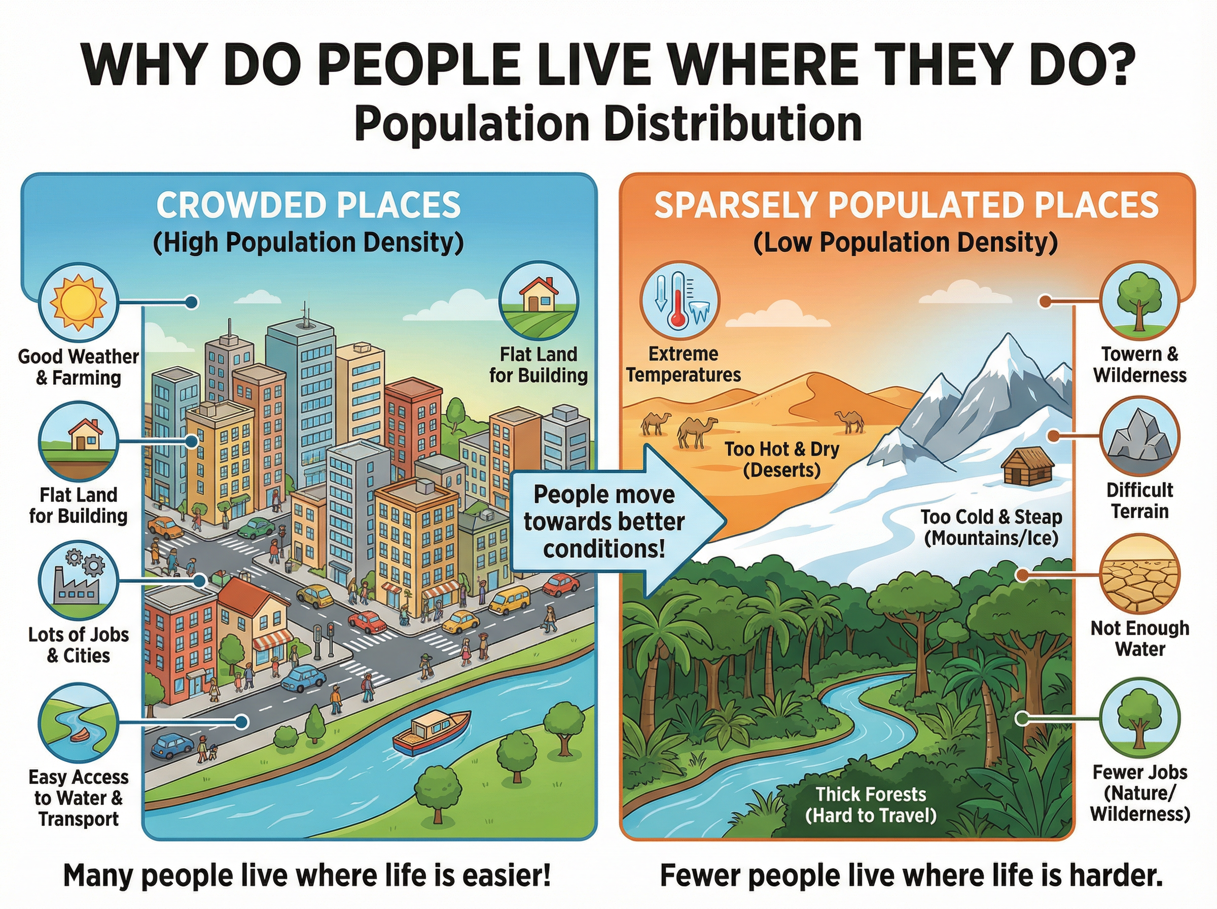 Population distribution