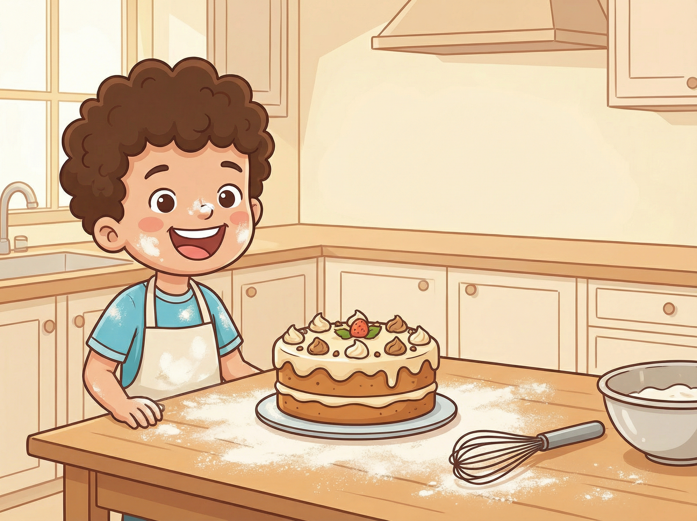 Je décris mon gâteau