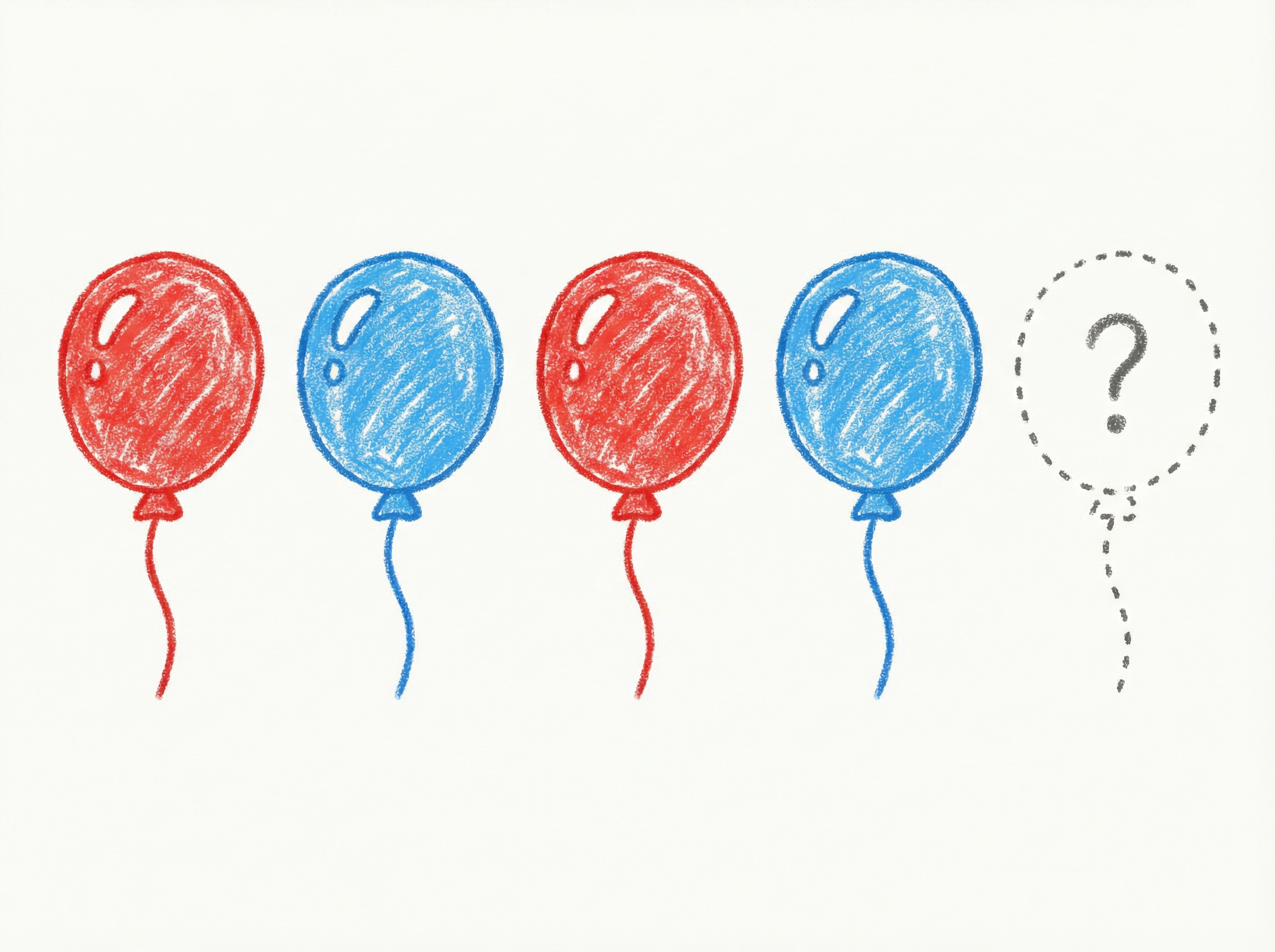 Quelle couleur pour le dernier ballon ?
